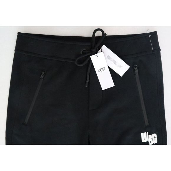UGG 1129296 Men Sz M Black Ricky Jogger Chopd Regular Fit Cotton Blend Pants $98 - Picture 3 of 10